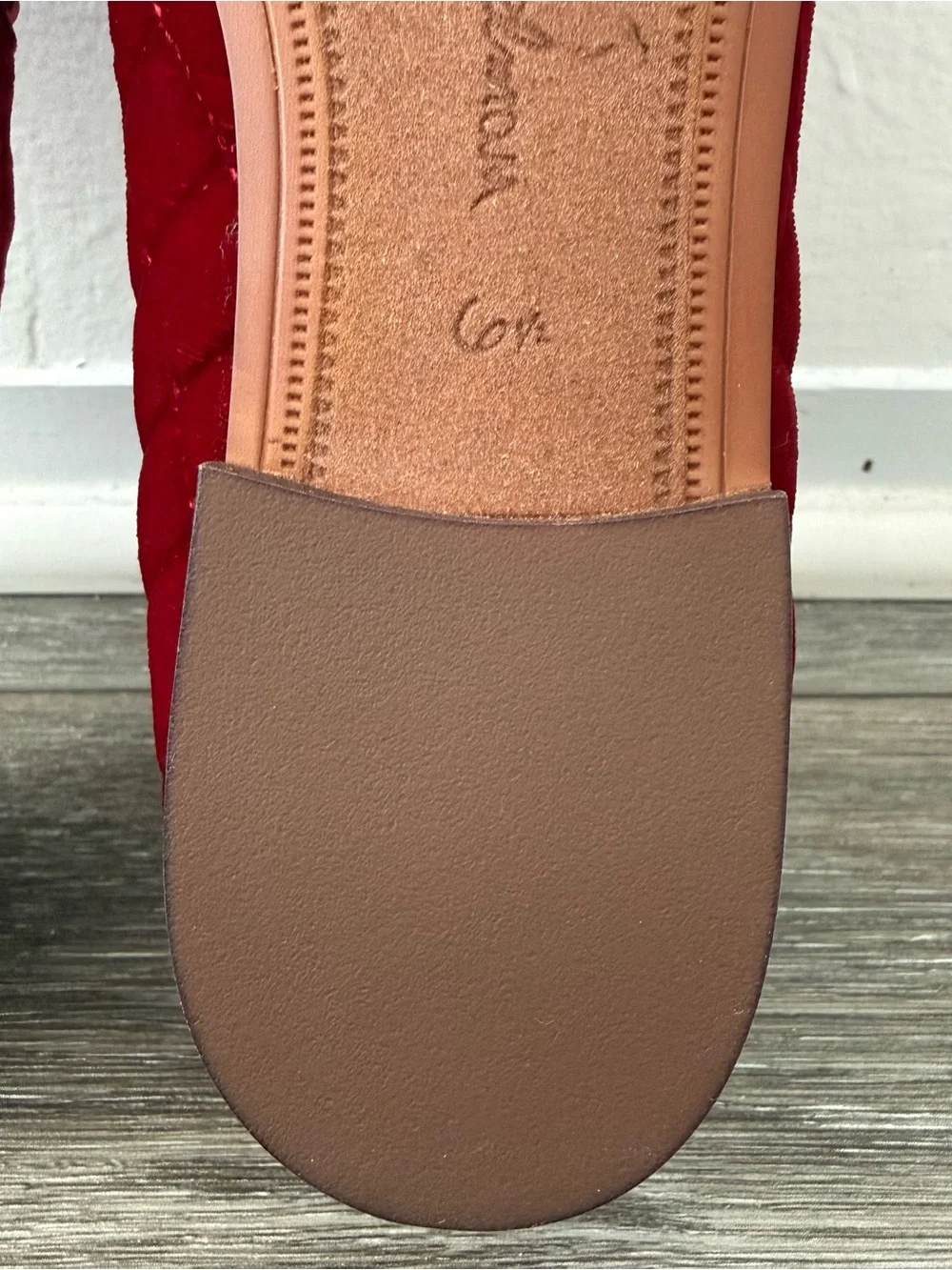 Sam Edelman Bright Scarlett Loraine Regal Velour Loafers Size 6.5 NIB